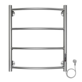 Полотенцесушитель электрический AZARIO VERONA AZ04856 500/600 4 секции, тен слева, хром
