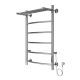 Полотенцесушитель электрический AZARIO VERONA AZ04858P 500/800 5 секций, с полкой, диммер справа, хром