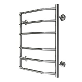 Полотенцесушитель водяной AZARIO RAVENNA AZ07156 500/600 6 секций, нижнее/диагональное подключение, 1/2, хром