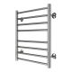 Полотенцесушитель водяной AZARIO PARMA AZ10156S 500/600 8 секций, нижнее/диагональное подключение, 1/2, хром