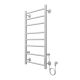 Полотенцесушитель электрический AZARIO PARMA AZ10848W 400/800 8 секций, тен справа, белый