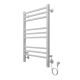 Полотенцесушитель электрический AZARIO ANCONA AZ71858W  500/800 квадрат, 9 секций, тен справа, белый