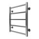 Полотенцесушитель водяной AZARIO ANCONA AZ75556 500/600 квадрат, 5 секций, нижнее/диагональное подключение, 1/2, хром