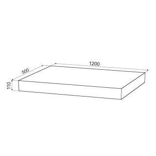 Столешница Velvex Unit 140, дуб французский