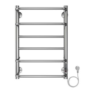 Полотенцесушитель электрический AZARIO MILAN AZ90846 400/600 6 секций, диммер справа, хром