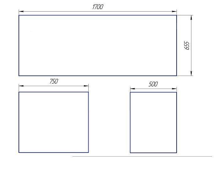 Экран фронтальный для ванны Эстет Gracia silk ФР-00014654 П 170см белый