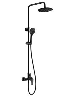 Душевая стойка Wonzon & Woghand Blend WW-A30103-MB чёрный матовый