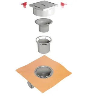 Душевой трап Huppe AmbianCE 47H002600000MS05 черный 18.5 см