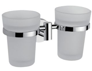 Стакан для ванной комнаты Haiba HB1708 двойной хром