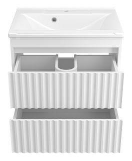 Подвесная тумба под раковину Brevita Balaton BAL-06065-01-01П2Я 65см белый