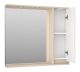 Зеркальный шкаф с подсветкой Brevita Balaton BAL-04090-03-01П правый 90см белый/бежевый