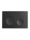 Кнопка смыва BelBagno BB-03C-NERO.M, черный матовый