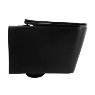 Подвесной унитаз BelBagno Ardente-C чёрный матовый BB3202CHR-MB