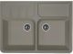 Кухонная мойка Florentina Вилладжио серый шёлк