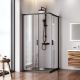 Душевой уголок Am.Pm Gem W90G-403-100100-BT 100x100 см без поддона чёрный матовый