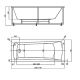 Акриловая ванна Aquatek Либра New LIB150N-0000030 150х70 см