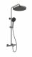Душевая система с термостатом AltroBagno Bilancia 030428 GrMt оружейная сталь