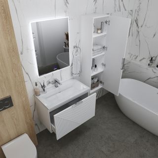 Шкаф-пенал Grossman БЛИСС 303548 белый 37 см