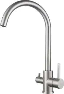 Смеситель для кухни GranFest URBAN Z-5420 Нержавеющая сталь