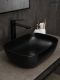 Раковина Gid Bm1333 53367 накладная черная матовая 46x32.5x13.5