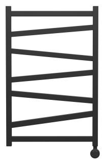 Полотенцесушитель электрический Point Феникс PN15158BE П7 50x80см левый/правый чёрный