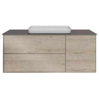 Kerama Marazzi Тумба PLAZA Modern PLB.M.120.3\OAK.O, подвесная 120 см, 3 выдвижных ящика, цв.дуб Орегон