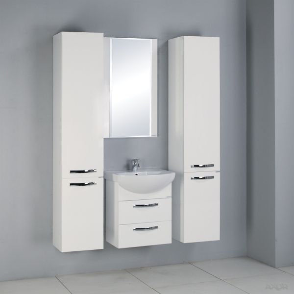 Тумба под раковину Акватон Ария 50см белый 1A140001AA010