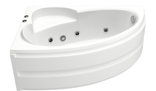 Акриловая ванна Bas Сагра 160x100 см левая без гидромассажа