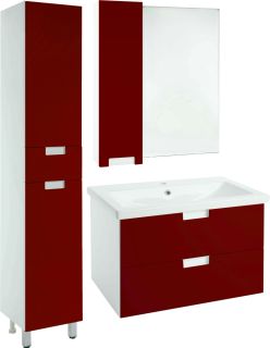Тумба под раковину Bellezza Пегас 100см красный 00000007798