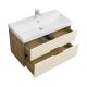 Тумба под раковину Акватон Оливия 90см бежевый/дуб веллингтон 1A254401OLVG0