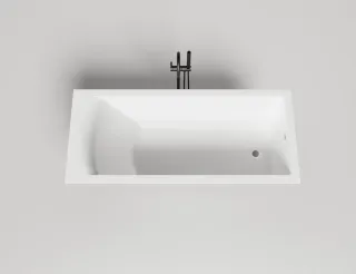 Ванна из искусственного камня Salini Cascata S-Stone 104123MRH 170x75см RAL снаружи