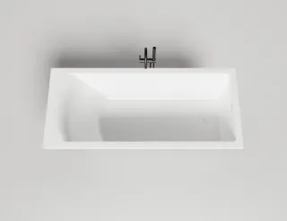 Ванна из искусственного камня Salini Cascata Kit S-Sense 104513M 180x80см белый матовый