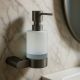 Дозатор жидкого мыла Knotlor LD102GM, оружейная сталь