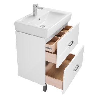 Тумба под раковину Акватон Америна 60см белый 1A169201AM010