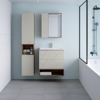 Ниша для тумбы Бриклаер Кристалл 417085416866 70 см дуб крафт табачный