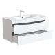 Тумба с раковиной IDDIS Cloud подвесная 100см белый CLO10W1i95K