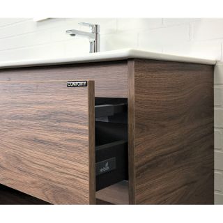 Тумба-умывальник Comforty Бордо 90 см дуб темно-коричневый 00-00006671