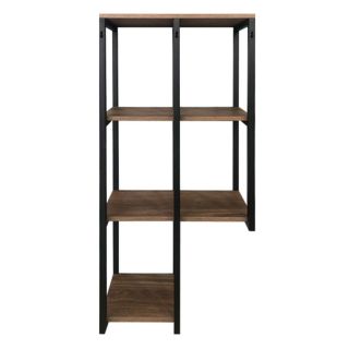 Comforty Шкаф-колонна Порто 50 см дуб тёмно-коричневый 00-00000829