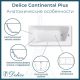 Ванна чугунная Delice Continental PLUS DLR230635-AS с антискользящим покрытием 170х75 см