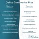 Ванна чугунная Delice Continental PLUS 100х70 с отверстиями под ручки и антискользящим покрытием
