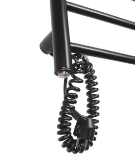 Полотенцесушитель электрический Domoterm Классик DMT 109-6 40x81 EK L чёрный