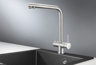 Смеситель для кухни Granula 2305, НЕРЖ Нержавеющая сталь