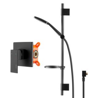 Душевой комплект Swedbe Platta 5553B чёрный