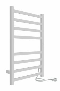 Полотенцесушитель электрический Indigo Oktava Slim 3 LСLOKS3E80-50WMRt 80x50 см белый матовый