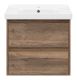 Подвесная тумба под раковину Brevita Dallas DAL-01060-074П 60см дуб Галифакс олово