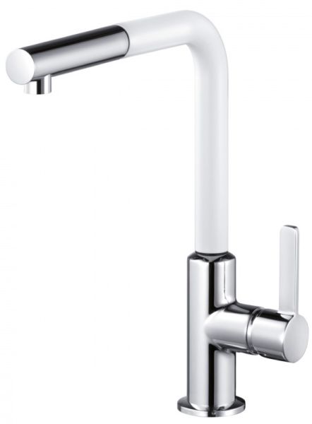 Смеситель для кухни Kludi L-Ine белый/хром 408519375