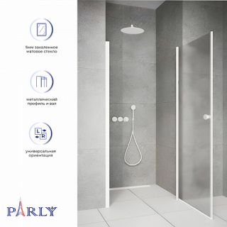 Душевая дверь в нишу PARLY DE90F (90x185)