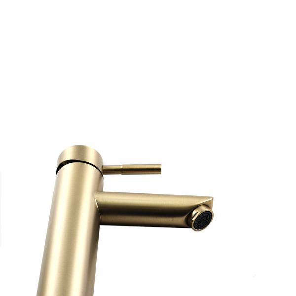 Смеситель для раковины Melana Tondo MELANA-610102PVD-G золото