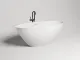 Ванна из искусственного камня Salini Diva S-Stone 102221M 178x85см белый матовый