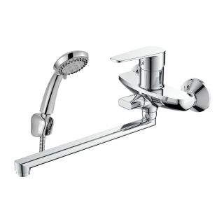 Смеситель для ванны Decoroom с ручным душем хром DR72043